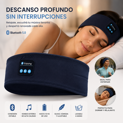 Vincha Bluetooth SleepBand | Relajación, descanso y bienestar