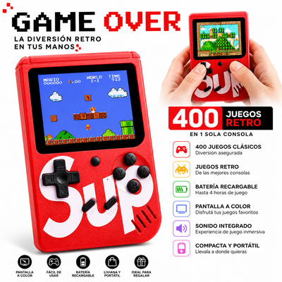 🕹️ Volvé a Disfrutar los Juegos de Tu Infancia | Consola Retro SUP Game Box con 2 Jugadores