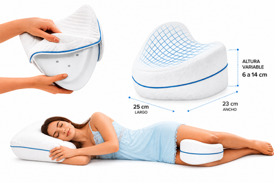 “Dormí sin dolor desde la primera noche (Almohada Ortopédica para Piernas)”