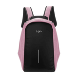 Mochila Antirrobo Impermeable con USB Porta Notebook 15.6 Tablet Acolchada T-Go imagen 1