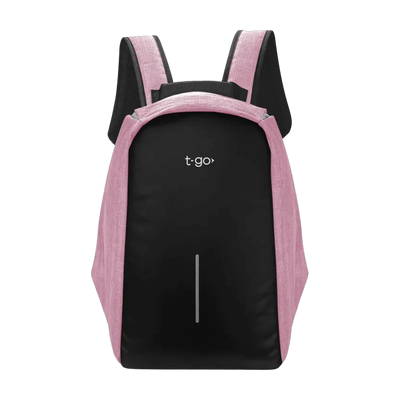 Mochila Antirrobo Impermeable con USB Porta Notebook 15.6 Tablet Acolchada T-Go