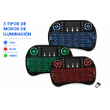 TECLADO + MOUSE CONTROL SMART TV RETROILUMINADO MINI KEYBOARD imagen 3