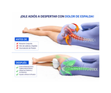 “Dormí sin dolor desde la primera noche (Almohada Ortopédica para Piernas)” imagen 3