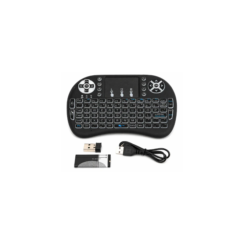 TECLADO + MOUSE CONTROL SMART TV RETROILUMINADO MINI KEYBOARD